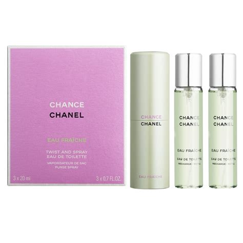 chanel chance twist and spray|chanel chance eau fraiche refill.